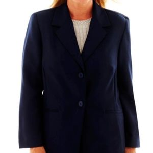 Alfred Dunner  Blazer Size 14 Blue Jacket NWOT